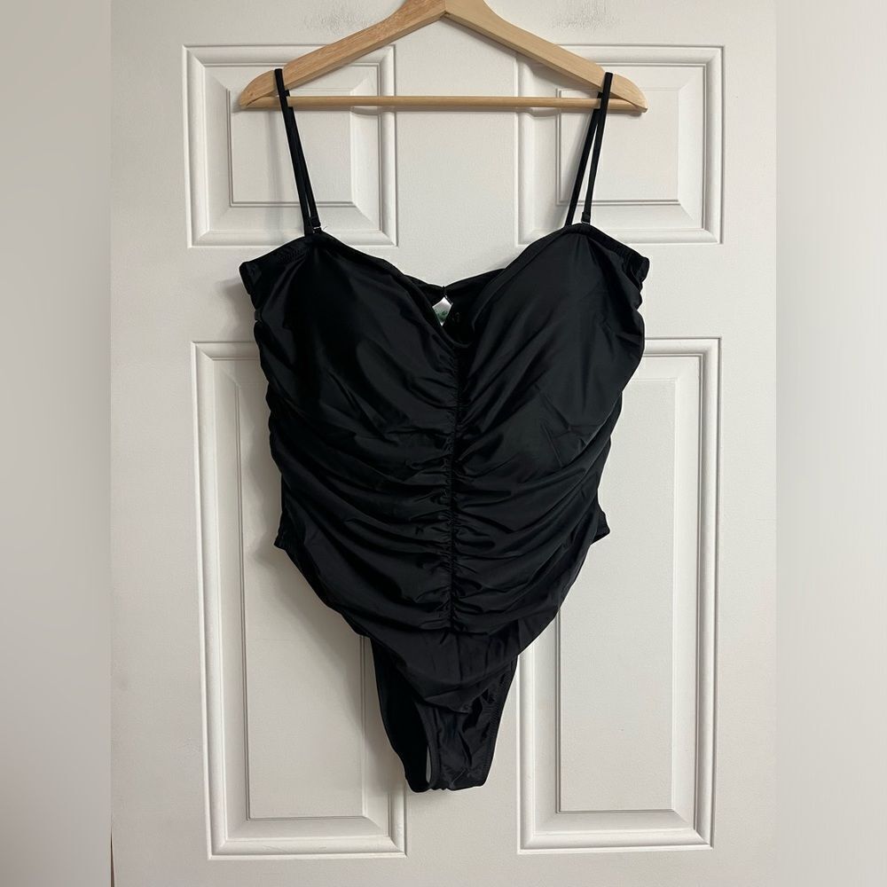 J.Crew Ruched sweetheart one-piece NWT Size 22